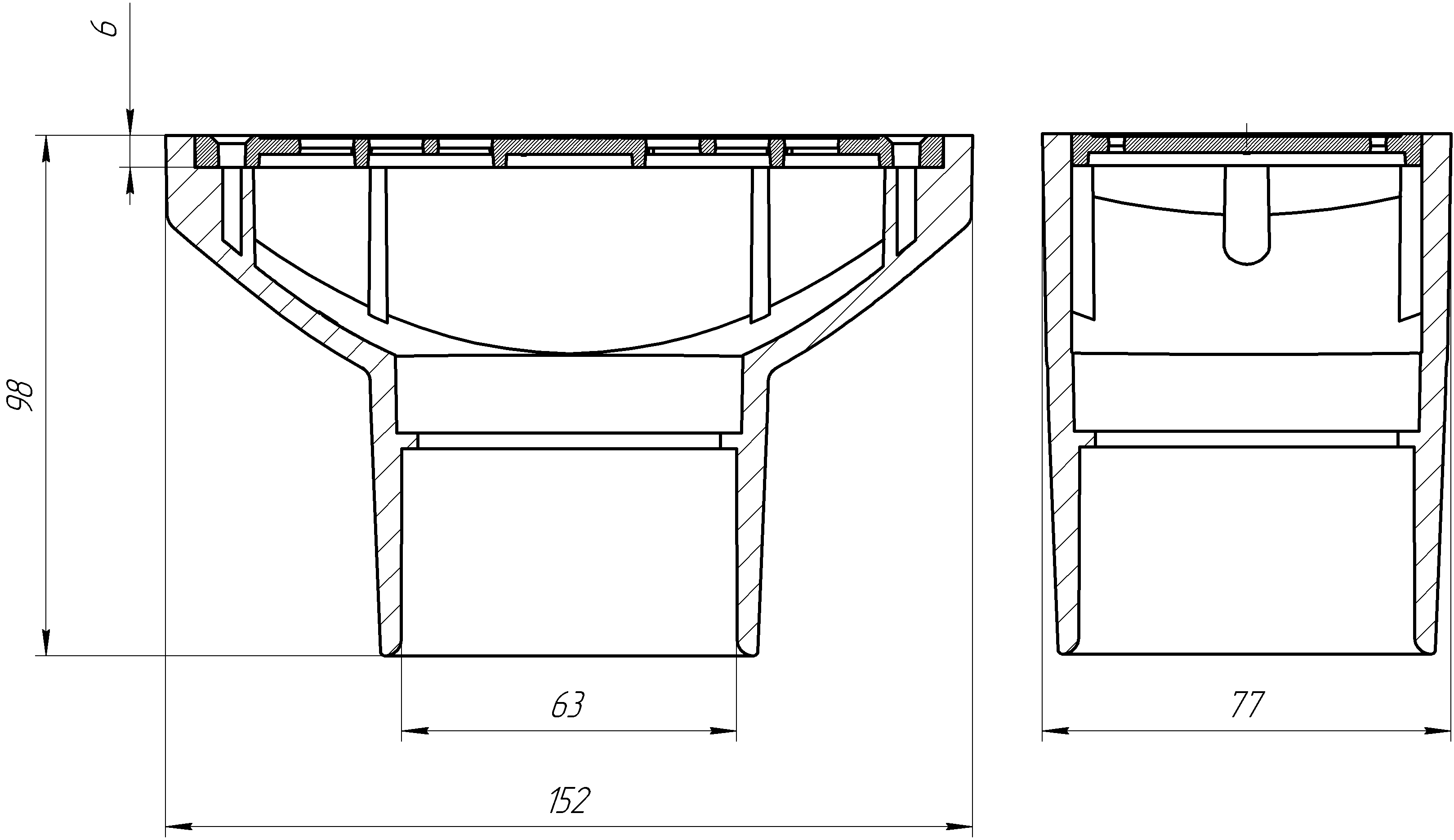 Форсунка всасывающая для перелива цвет черный, фото 3